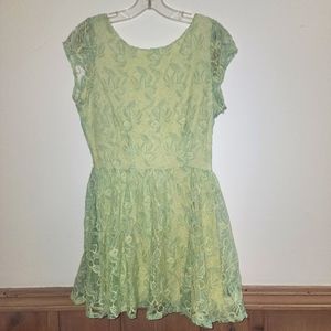 I Love H81 Lace Green Dress